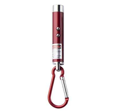 2-in-1 Red Laser Pen with White LED Light and UV Lamp