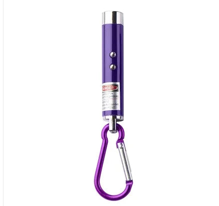 2-in-1 Red Laser Pen with White LED Light and UV Lamp